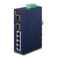 PLANET 4x 10/100-TX RJ45, 2x 100X SFP Fast Ethernet Industrial Ethernet Switch