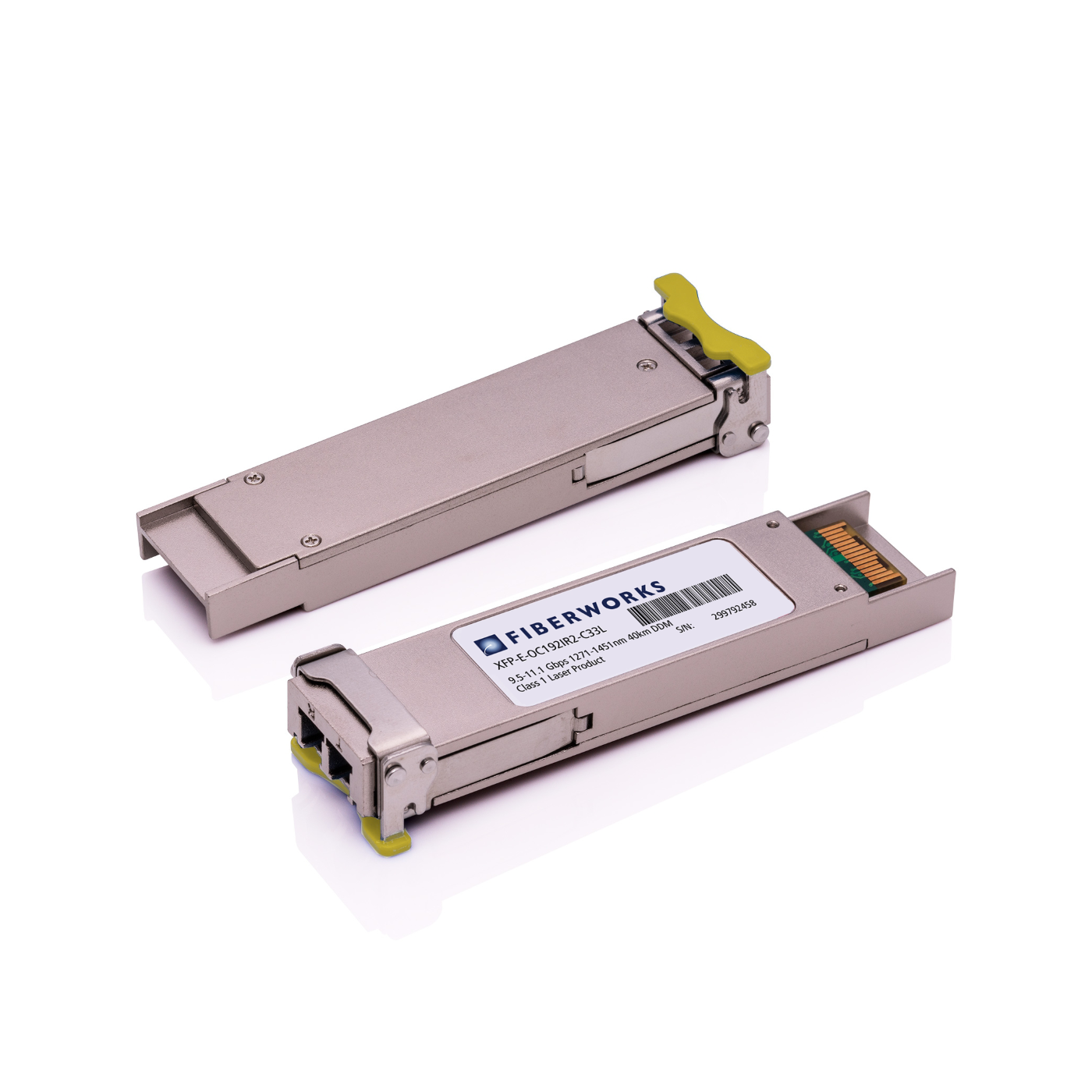 XFP-E-OC192IR2-C33-J Fiberworks AS  XFP, S-64.2b, 9.5-11.1 Gbps, 40km CWDM 1331 nm, 15dB, SM, Juniper