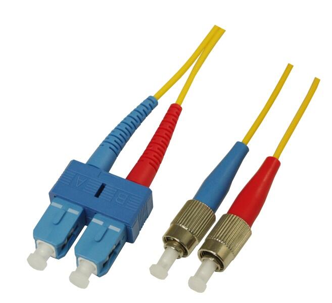 P-SM9-D3Y-SCU-FCU-xx Fiberworks AS  Patch SM DPX SC/UPC-FC/UPC xx m 9/OS2 G.657.A2 2x &#248;2mm Yellow