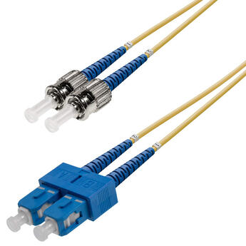 P-SM9-D3Y-STU-SCU-xx Fiberworks AS  Patch SM DPX ST/UPC-SC/UPC xx m 9/OS2 G.657.A2 2x ø2mm Yellow