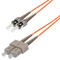 P-MM6-D3O-STP-SCP-xx Fiberworks AS  Snor MM DPX SC/PC-ST/PC xx m 62,5/OM1 2x ø2mm Oransje