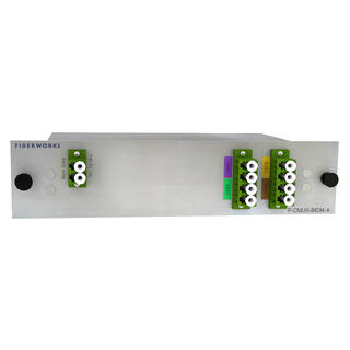Fiberworks 4ch. CWDM BiDi CATV Mux/Demux Single fiber, Mon. port, LC/APC, A-side