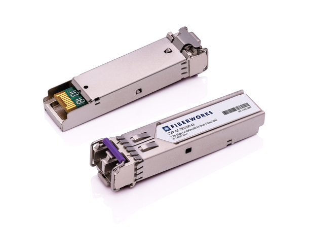 CSFP Dual BiDi, GigE, DDM, SM, 10km TX/RX=1490/1310nm, 10dB, LC, Alcatel