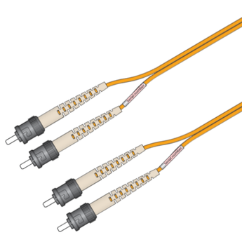 P-MM6-D3O-STP-STP-xx Fiberworks AS  Snor MM DPX ST/PC-ST/PC xx m 62,5/OM1 2x &#248;2mm Oransje