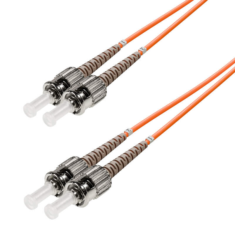 P-MM6-D3O-STP-STP-xx Fiberworks AS  Snor MM DPX ST/PC-ST/PC xx m 62,5/OM1 2x ø2mm Oransje