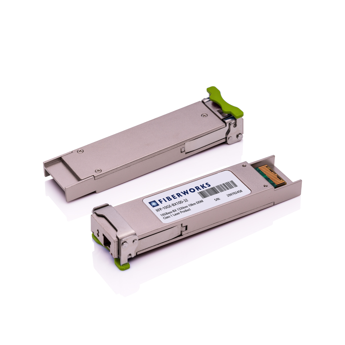 XFP-10GE-BX10D-32 Fiberworks AS  XFP BiDi, 10 GE, DDM, SM, 10km Tx/Rx=1330/1270nm, 9dB, LC