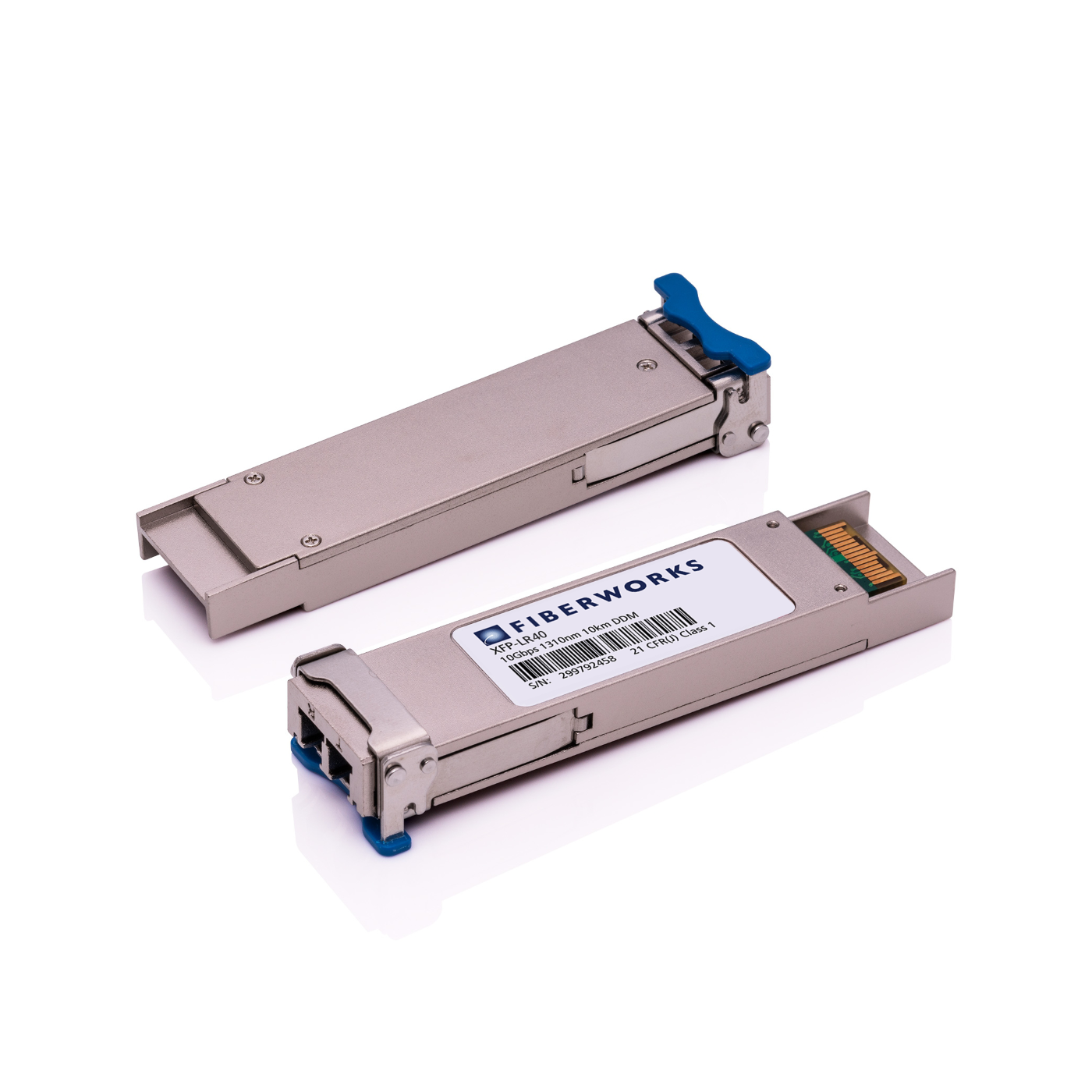 XFP-LR40 Fiberworks AS  XFP, 10GBase-LR, 10.3125 Gbps, DDM, 40km 1310nm, 14dB, SM