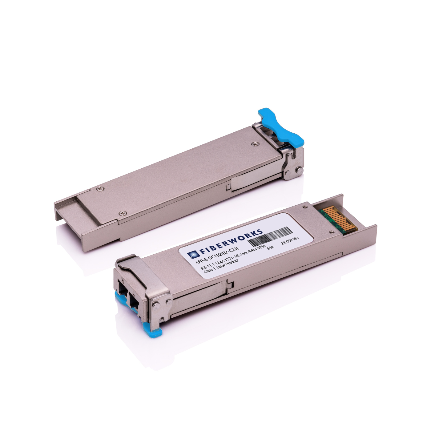 XFP-E-OC192IR2-C29-C Fiberworks AS  XFP, S-64.2b, 9.5-11.1 Gbps, 40km CWDM 1291 nm, 15dB, SM, Cisco