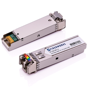 SFP-100B-L80D-Cxx Fiberworks AS  SFP, 100/155Mbps FE, DDM, 80km CWDM 1471nm-1611nm, 28dB, SM
