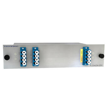 F-COADM-2DC-MLU-xxyy Fiberworks AS  Fiberworks 2 ch. CWDM OADM w/mon.ports &quot;drop and continue&quot;, LC