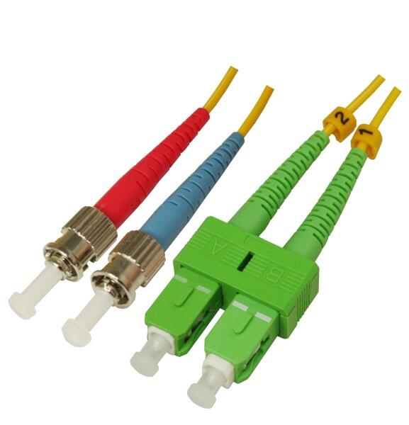 P-SM9-D3Y-SCA-STU-xx Fiberworks AS  Patch SM DPX SC/APC-ST/UPC xx m 9/OS2 G.657.A2 2x &#248;2mm Yellow