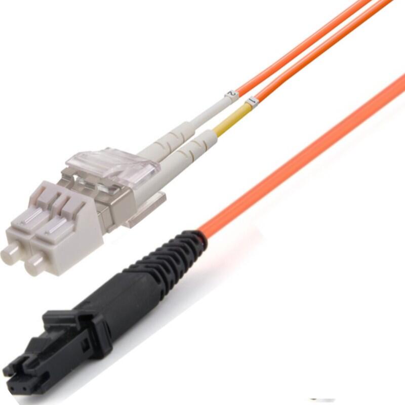 P-MM5-D2O-LCP-MTJ-xx Fiberworks AS  Snor MM DPX LC/PC-MTRJ(f)/PC xx m 50/OM2 2x ø2mm Oransje (MTRJ female)