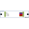 F-CMUX-SF4+2-MLA Fiberworks AS  Fiberworks 4+2ch. CWDM 1-fiber Mux/Demux Single line fiber, Mon. port, LC/APC.