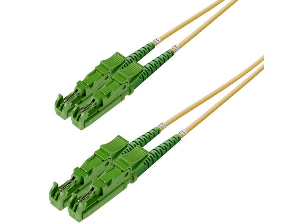 Patch SM DPX E2000/APC-E2000/APC xx m 9/OS2 G.657.A2 2x ø2mm Yellow 