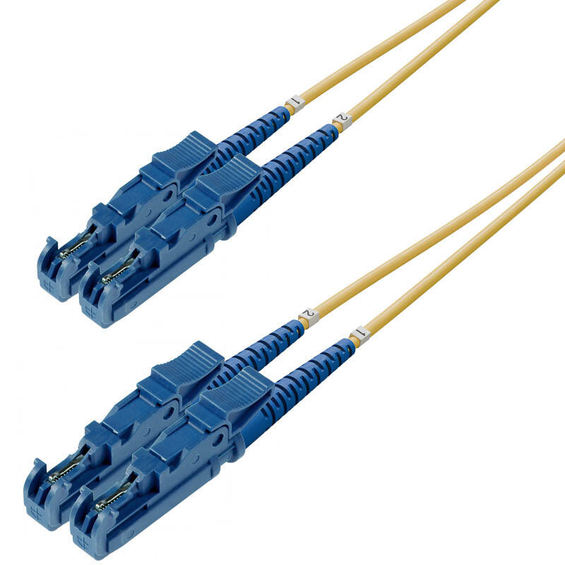 P-SM9-D2Y-E2U-E2U-xx Fiberworks AS  Patch SM DPX E2000/UPC-E2000/UPC xx m 9/OS2 G.657.A2 2x ø2mm Yellow