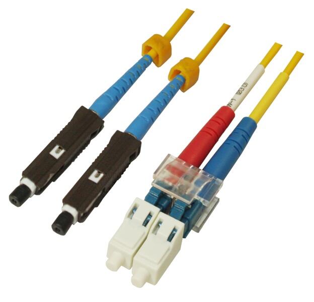 P-SM9-D2Y-MUU-LCU-xx Fiberworks AS  Patch SM DPX MU/UPC-LC/UPC xx m 9/OS2 G.657.A2 2x &#248;2mm Yellow