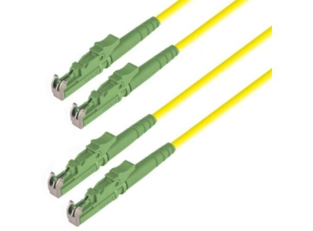 Snor SM DPX E2000/APC-E2000/APC xx m 9/OS2 G.657.A2 2x ø2mm Gul 