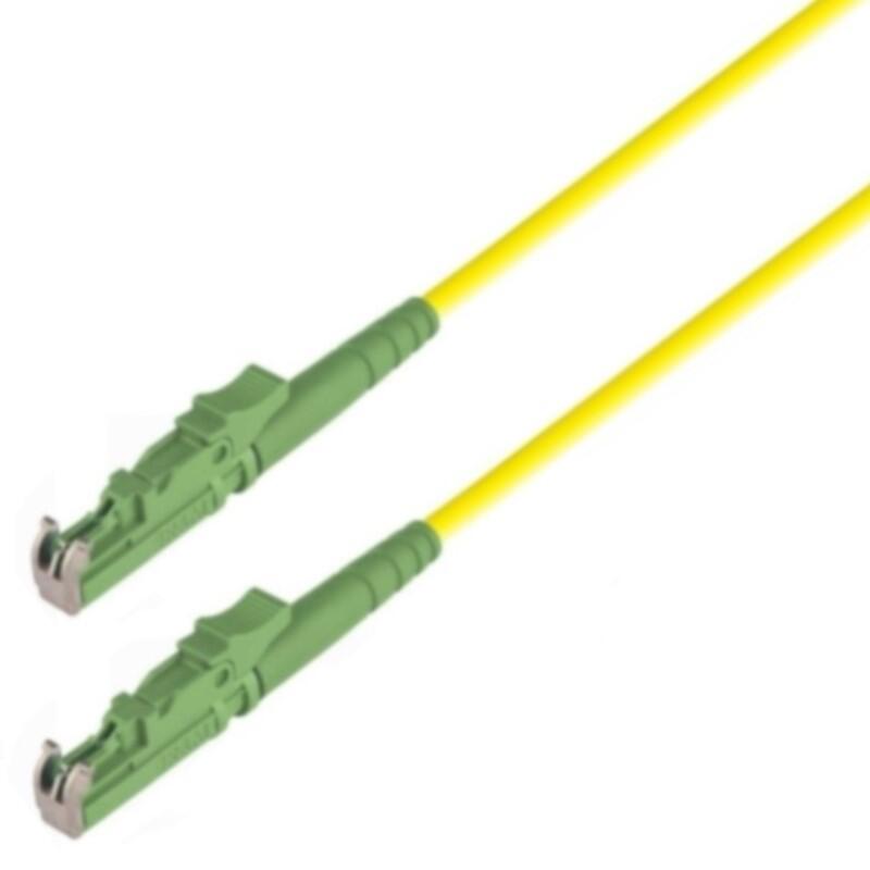 P-SM9-S2Y-E2A-E2A-xx Fiberworks AS  Snor SM SPX E2000/APC-E2000/APC xx m 9/OS2 G.657.A2 &#248;2mm Gul