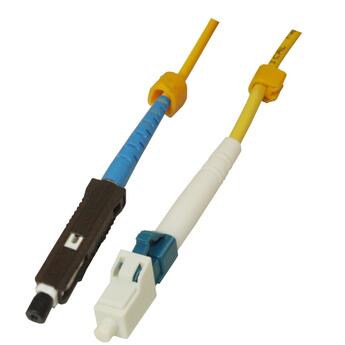 P-SM9-S2Y-MUU-LCU-xx Fiberworks AS  Snor SM SPX MU/UPC-LC/UPC xx m G.657.A2 &#248;2mm Yellow
