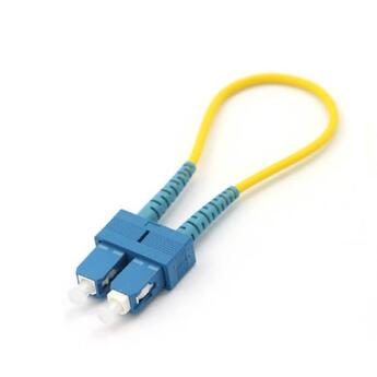 P-SM9-L2Y-SCU-SCU0.2 Fiberworks AS  Loopsnor SM SPX SC/UPC 20 cm 9/OS2 G.657.A1 ø2mm Gul