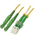 Patch SM DPX E2000/APC-LC/APC 12 m 9/OS2 G.657.A2 2x ø2mm Yellow