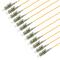 PT-MM5-T9O-LCP-15-BP Fiberworks AS  Pigtail LC/PC 12-pack blister 1,5 m 50/OM2, 900µm tight buffer, Orange
