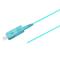 PT-OM4-T9A-SCP-15-BP Fiberworks AS  Pigtail MM SC/PC 12-pack blister, 1,5 m 50/OM4 BIF, 900µm fast kledning, Aqua