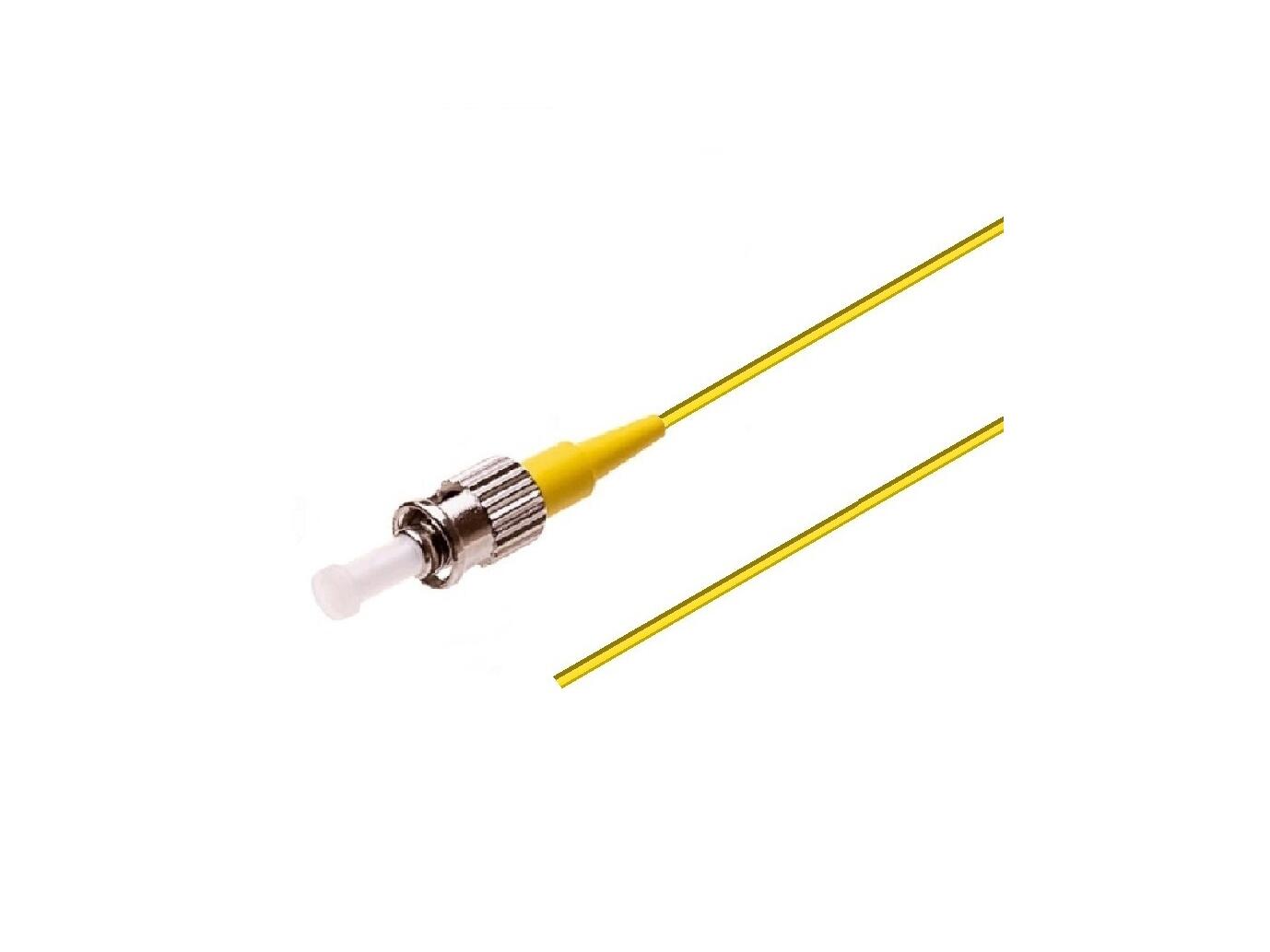 PT-SM9-T9Y-STU-15-BP Fiberworks AS  Pigtail SM ST/UPC 12-pack blister, 1,5 m G.657.A2, 900&#181;m tight buffer, Yellow