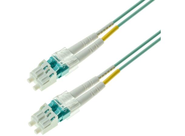 Snor MM DPX LC/PC-LC/PC xx m 50/OM3 BIF 2x ø2mm Aqua 