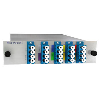 F-CMUX-8+1-4761-LGX2 Fiberworks AS  Fiberworks 8+1 ch. CWDM Mux+Demux, LGX2 C47-C61 + 1310nm/CWDM upgrade