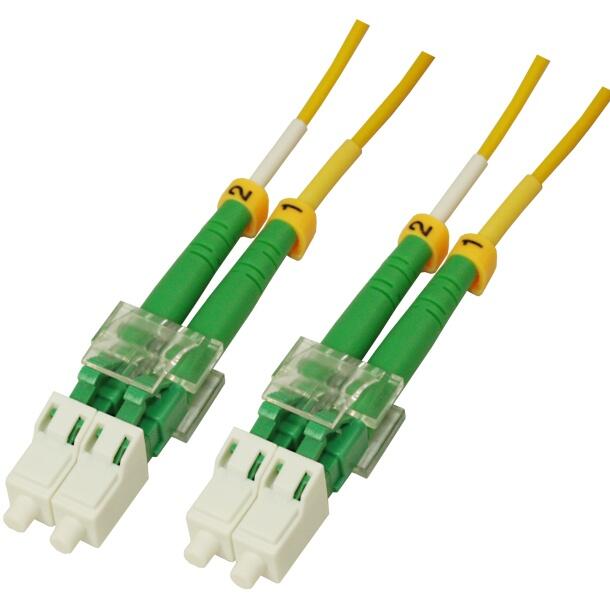 P-SM9-D2Y-LCA-LCA-xx Fiberworks AS  Patch SM DPX LC/APC-LC/APC xx m 9/OS2 G.657.A2 2x &#248;2mm Yellow