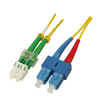 P-SM9-D2Y-LCA-SCU-xx Fiberworks AS  Patch SM DPX LC/APC-SC/UPC xx m 9/OS2 G.657.A2 2x &#248;2mm Yellow
