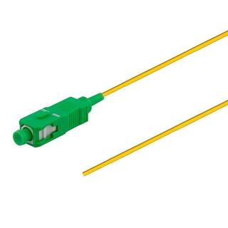Pigtail  SM SC/APC 12-pack blister 1,5 m G.657.A1, 900&#181;m tight buffer, Yellow