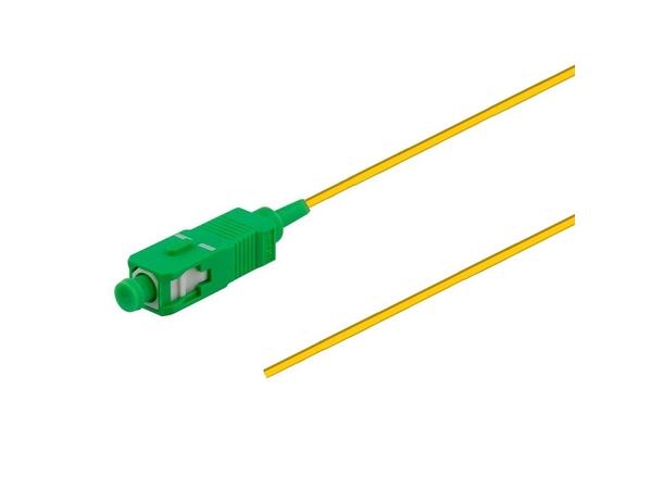Pigtail  SM SC/APC 12-pack blister 1,5 m G.657.A1, 900µm tight buffer, Yellow 