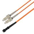 Snor MM DPX SC/PC-MTRJ(f)/PC 7 m 50/OM2 2x &#248;2mm Oransje