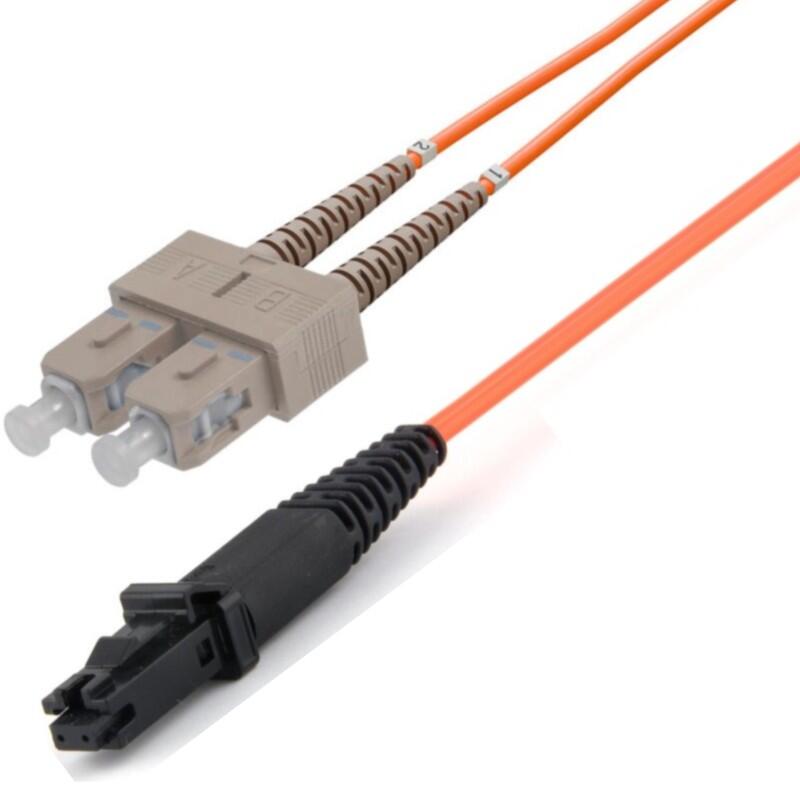 P-MM5-D2O-SCP-MTJ-xx Fiberworks AS  Snor MM DPX SC/PC-MTRJ(f)/PC xx m 50/OM2 2x ø2mm Oransje (MTRJ Female)