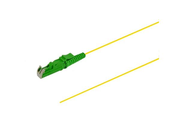 Fiberhale SM E2000/APC 12-pakning 1,5 m 9/OS2 G.657.A2, 900µm fast kledning, Gul 