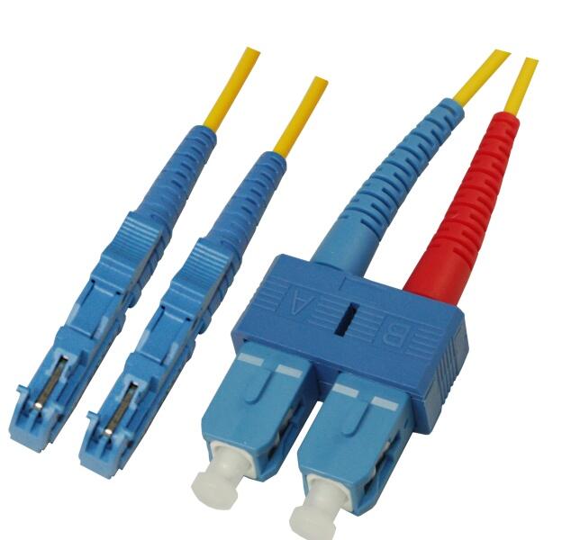 P-SM9-D2Y-E2U-SCU-xx Fiberworks AS  Patch SM DPX E2000/UPC-SC/UPC xx m 9/OS2 G.657.A2 2x &#248;2mm Yellow