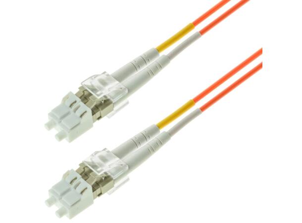 Snor MM DPX LC/PC-LC/PC xx m 62,5/OM1 2x ø2mm Oransje 