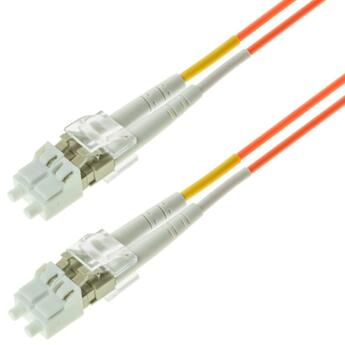 P-MM6-D2O-LCP-LCP-xx Fiberworks AS  Snor MM DPX LC/PC-LC/PC xx m 62,5/OM1 2x &#248;2mm Oransje