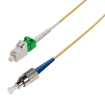 P-SM9-S2Y-LCA-FCU-xx Fiberworks AS  Snor SM SPX LC/APC-FC/UPC xx m 9/OS2 G.657.A2 ø2mm Gul