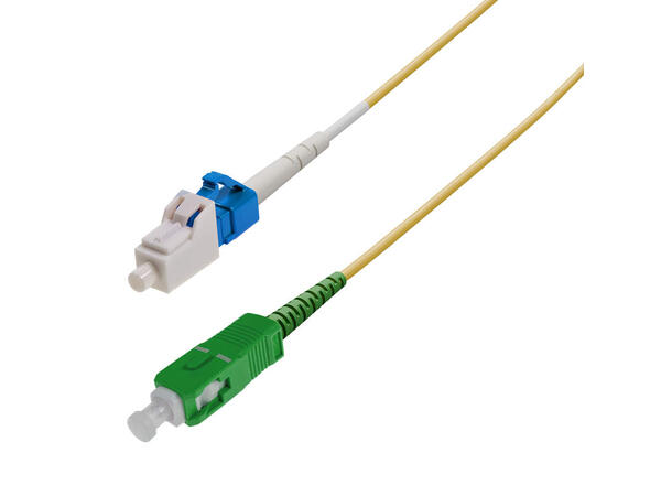 Snor SM SPX SC/APC-LC/UPC xx m 9/OS2 G.657.A2 ø2mm Gul 