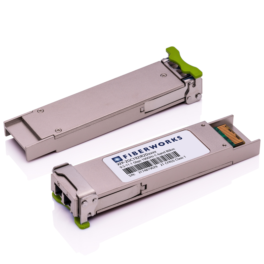 XFP-ZOC192LR2D947-H3 Fiberworks AS JG227A XFP, L-64.2, 9.5-11.1 Gbps, 80km 1539.77nm / 194.7Thz, 24dB, SM, H3C