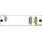 F-CMUX-4-MM5-5157-LP Fiberworks AS  Fiberworks 4 ch multimode CWDM Mux+Demux C51-C57, 50 µm OM2