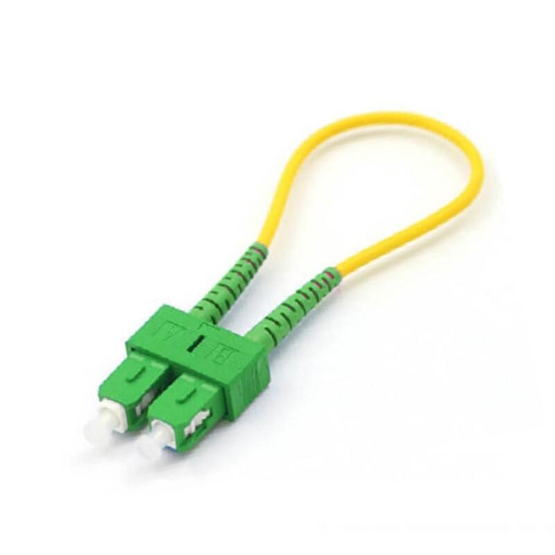 P-SM9-L2Y-SCA-SCA0.2 Fiberworks AS  Loop patch SM SPX SC/APC 20 cm 9/OS2 G.657.A1 ø2mm Yellow