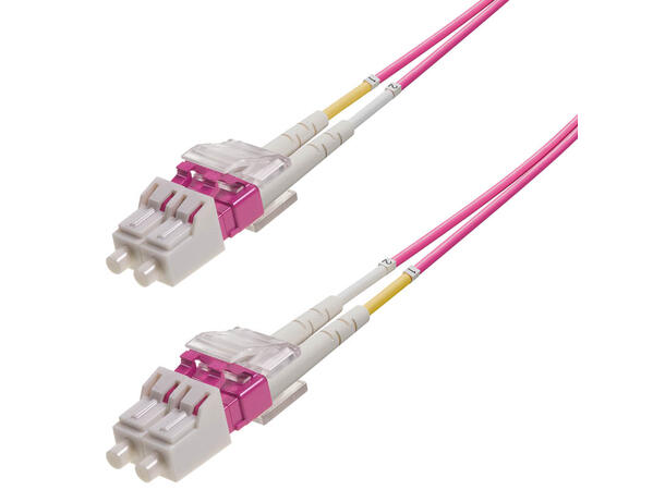 Patch MM DPX LC/PC-LC/PC 30 m 50/OM4 BIF 2x ø2mm Magenta 