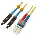 Patch SM DPX MU/UPC-LC/UPC 1.5 m 9/OS2 G.657.A2 2x &#248;2mm Yellow