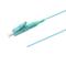 PT-OM4-T9A-LCP-15-BP Fiberworks AS  Pigtail LC/PC,12-pack blister, 1,5 m 50/OM4 BIF, Tight Buffer 900µm, Aqua