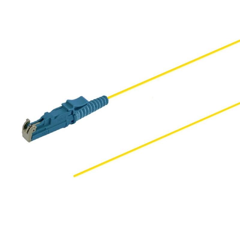 PT-SM9-T9Y-E2U-15-BP Fiberworks AS  Pigtail SM E2000/UPC 12-pack blist 1,5 m G.657.A2, 900&#181;m tight buffer Yellow
