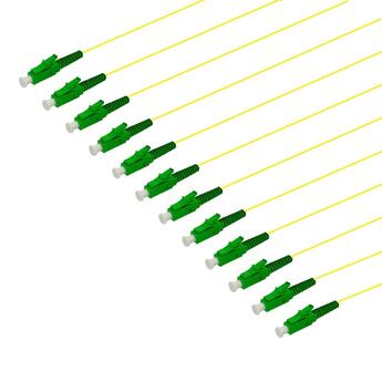 PT-SM9-T9Y-LCA-15-BP Fiberworks AS  Fiberhale SM LC/APC 12-pakning 1,5 m 9/OS2 G.657.A1, 900&#181;m fast kledning, Gul